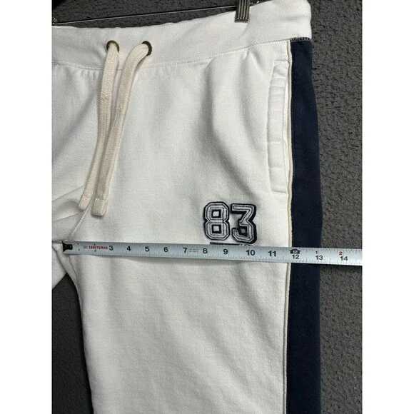 Vintage Old Navy Sweatpants Sz Large Baggy Stripe Y2K Draw String Wide Leg